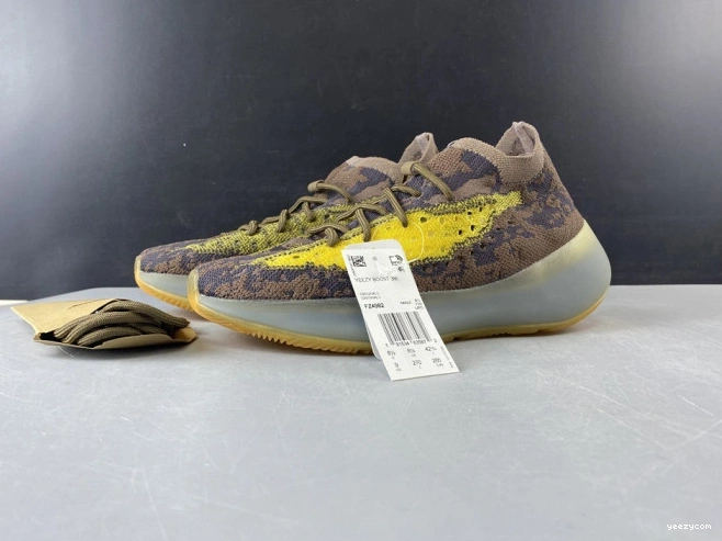 BOOST ADIDAS 380 FZ4982 NON-REFLECTIVE GOLD 'COFFEE YEEZY 1010